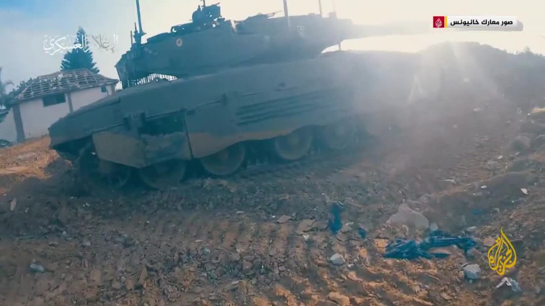 ⁣شاهد | القسام تعرض مشاهد جديدة للمعارك الضارية مع الاحتلال الإسرائيلي في خانيونس